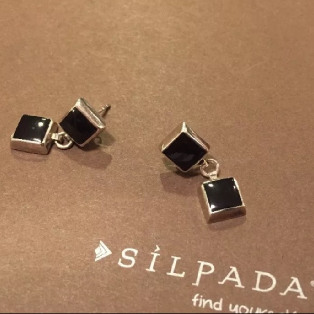 Silpada Sterling earrings EUC